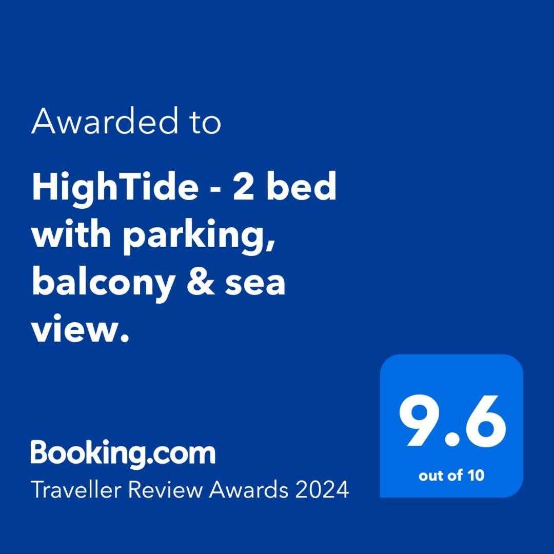 Hightide - 2 Bed With Parking, Balcony & Sea View. Appartement Swanage Buitenkant foto